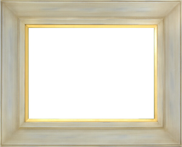 額縁 油絵額縁 油彩額縁 額装フレーム 7744 F8 アンティークアイボリー -新品｜絵画 掛軸 額縁屋 ＴＯＵＯ
