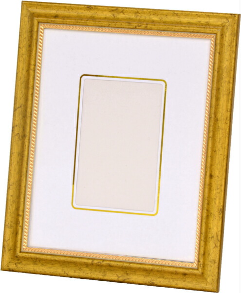 デッサン用 額縁 9003N インチ(255X203mm) ゴールド 10枚セット-新品｜絵画 掛軸 額縁屋 ＴＯＵＯ