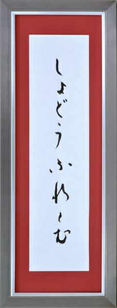 額縁 書道額縁 8138 シルバー・ゴールド 半切 -新品