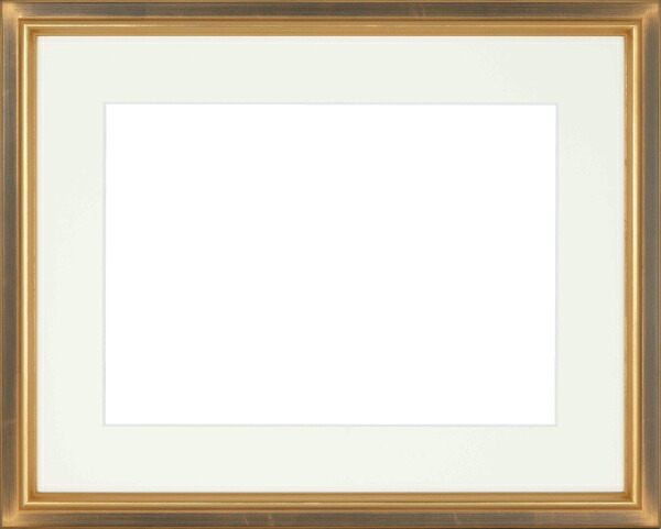 水彩額縁 7526 F8 ゴールド 金 -新品|絵画 掛軸 額縁屋 TOUO