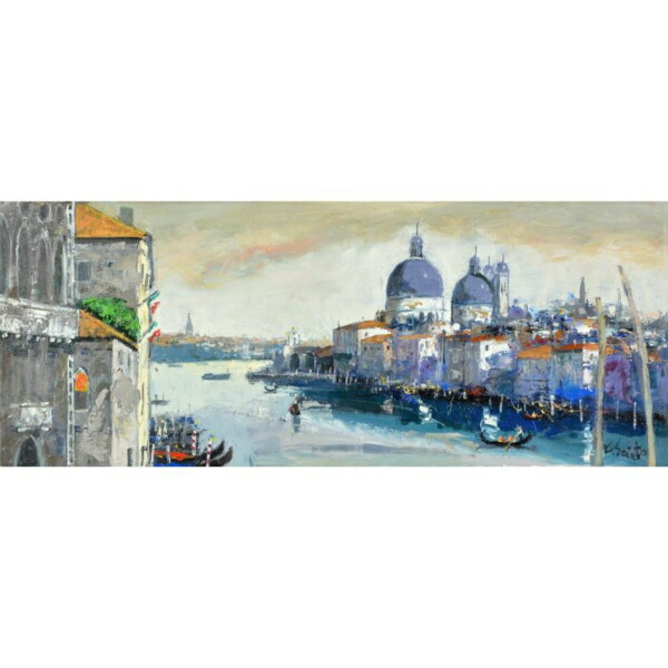 楽天市場】日本の名画 絵画 油絵 肉筆絵画 F3サイズ NO.27 「ベネチア