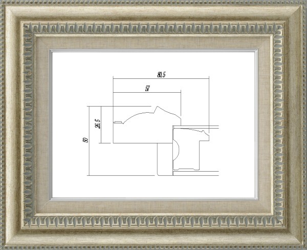 アクリル入り油彩額縁 F10サイズ 油彩キャンバス F10 額縁 壁掛け ケース ボックス 箱型 奥行