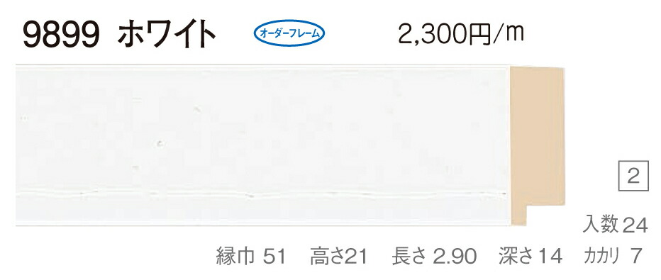 オーダーフレーム 別注額縁 デッサン用額縁 2700 2600 9899 木製額縁