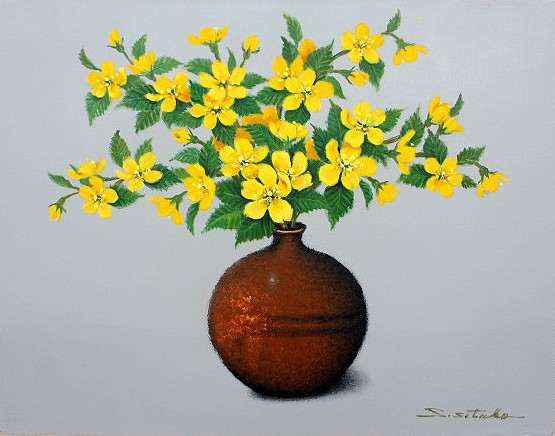 sale【ART】千賀節子真筆(カーネーション)4号 楽天市場】【値下げ】 油絵 千賀節子『カーネーション（SM号