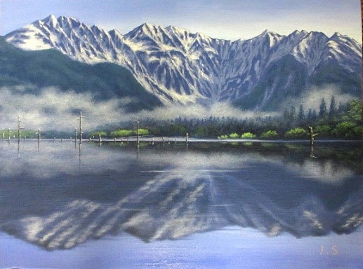日本の名画 絵画 油彩画 油絵 洋画 (油絵額縁付きで納品対応可) WSM ～ F10 「大正池１」 新屋敷 一平 15,730円～｜絵画 掛軸 額縁屋 ＴＯＵＯ 11,640円