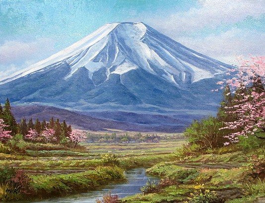 日本の名画 油絵 絵画 油彩画 洋画 (油絵額縁付きで納品対応可) M10 ～ M20 「富士」 関 健造 13,620円～｜絵画 掛軸 額縁屋 ＴＯＵＯ