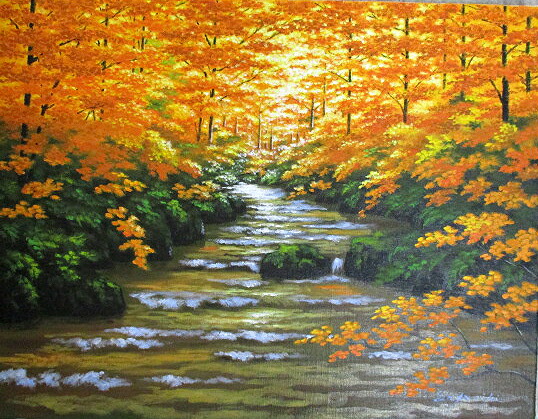 楽天市場】手描き 油絵 絵画 額入り 油彩 SMサイズ 新屋敷一平 アート