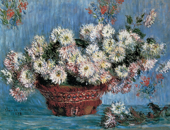 【特価品‼︎】モネ　花瓶の花　絵画　油絵　複製画 楽天市場】クロード モネ 絵画 『 花瓶の花 』 名画 額装 複製画
