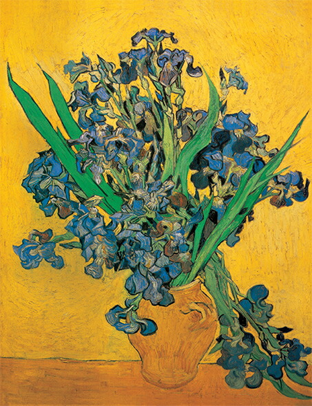 2250❣️ ゴッホ　アイリス　6号 立体複製 ゴッホ 「アイリス」 6号 西洋絵画 立体複製名画 【5％ポイント