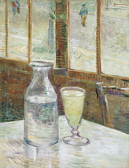 絵画 複製名画 キャンバスアート 世界の名画シリーズ ヴィンセント・ヴァン・ゴッホ 「 アブサンのある静物 」 サイズ SM ～ 3号