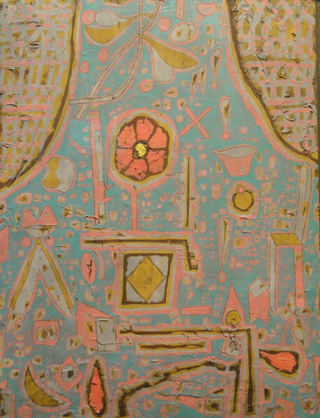 絵画 複製名画 キャンバスアート 世界の名画シリーズ パウルクレー 「 開花 」 サイズ SM ～ 3号