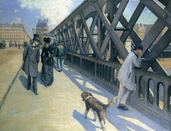 絵画 複製名画 キャンバスアート 世界の名画シリーズ グスタフ・カユボート 「 ヨーロッパの橋 」 サイズ SM ～ 3号