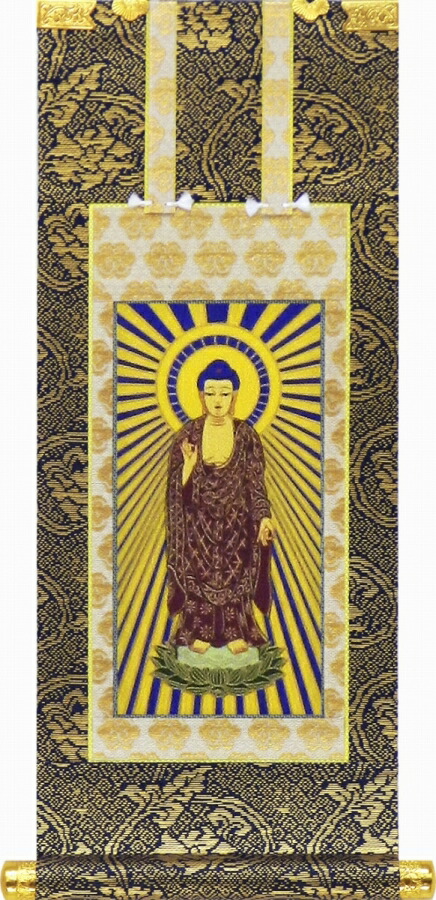 楽天市場】掛け軸 「十三佛」 松井翔雲（日本画家無所属） 尺五立 桐箱