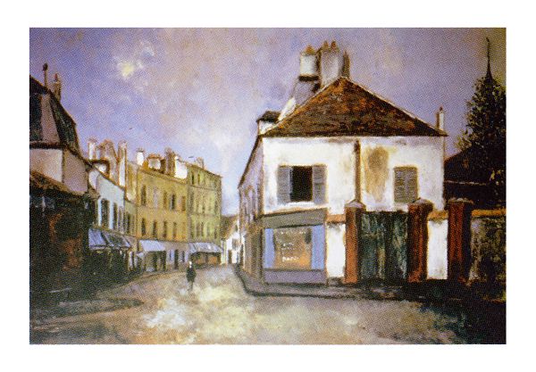 ユトリロ 絵画 ミュラー通り額縁 アート インテリア ユトリロ 絵画 ミュラー通り額縁 アート インテリア 【公式通販】