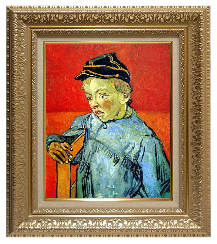 絵画 世界の名画 複製画 額縁付 (MJ108N-G) ヴィンセント・ヴァン・ゴッホ 「カミーユ・ルーラン」 3号 ~ お買い得サイズ:F8号|絵画 掛軸 額縁屋 TOUO