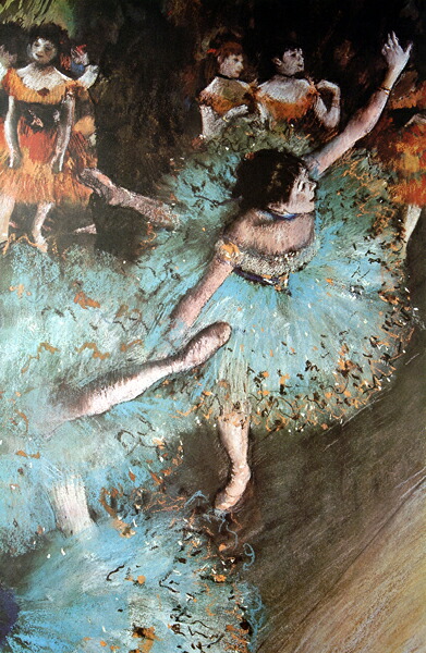 絵画 世界の名画 複製画 額縁付 (MJ108N-G) エドガー・ドガ 「バランスをとる踊り子」 3号 ~ お買い得サイズ:M8号 M20A号|絵画 掛軸 額縁屋 TOUO