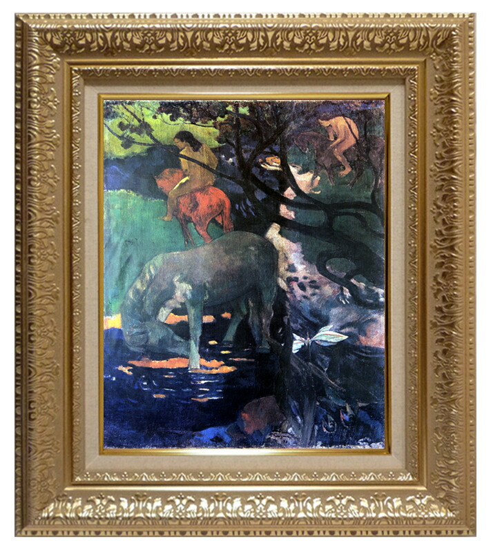 ポール ゴーギャン、【異国のエヴァ】、新品高級額 額装付、年代物・希少画集画 ポール・ゴーギャン、海外版超希少レゾネ、新品額付 楽天市場