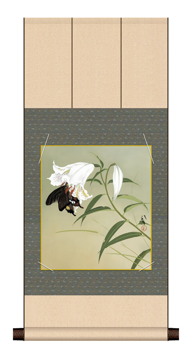 楽天市場】色紙4枚と色紙掛けのセット 『花鳥画セット』 （河原勇夫