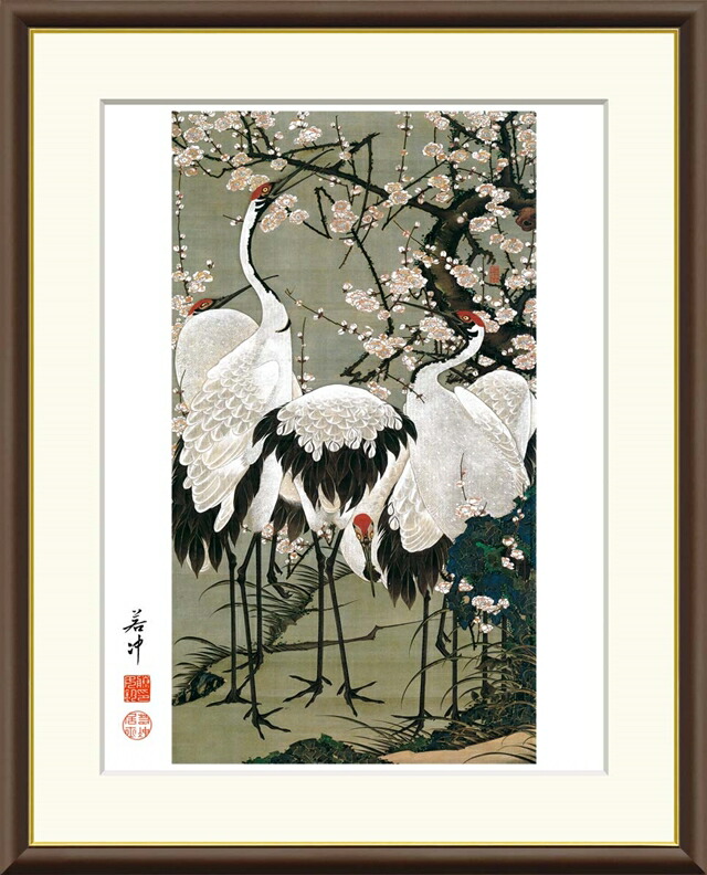 伊藤若沖、葡萄図、超希少・大判画集画、新品高級額装付 伊藤若沖、葡萄図、超希少・大判画集画、新品高級額装付 - メルカリ