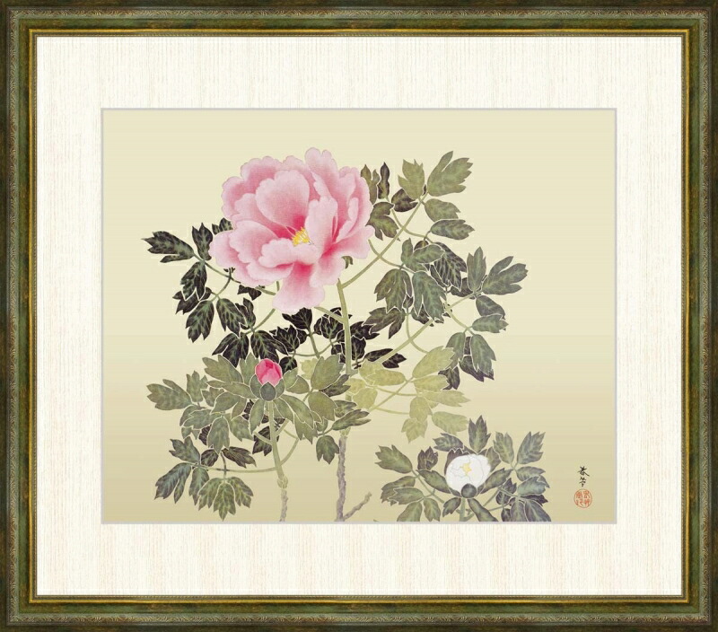 楽天市場】送料無料 菱田春草 落葉 15号 半双 右隻 絵画 版画