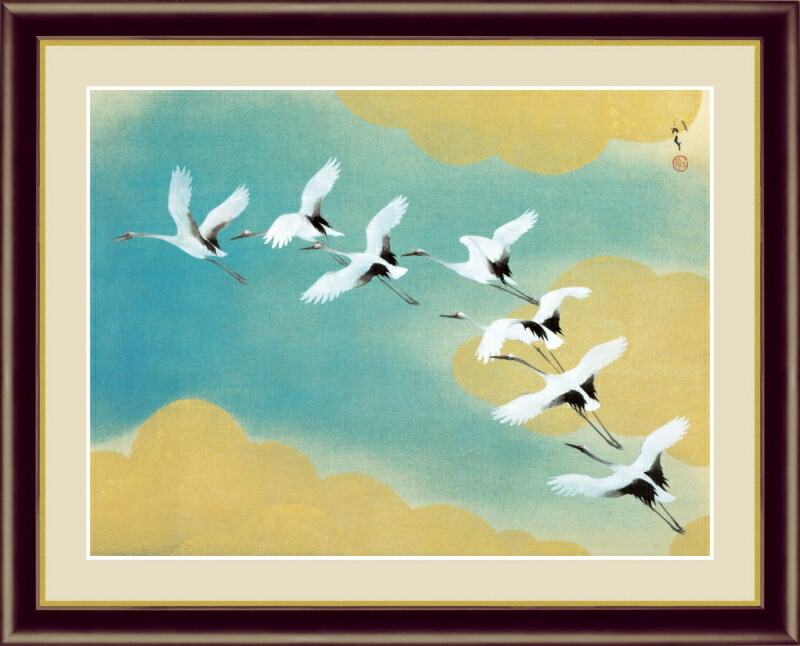 絵画　虹色 受注生産☆風水波動絵画＊幻の虹色鳳凰～最大エネルギーの輪と8