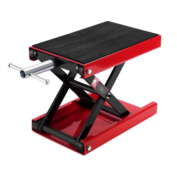 楽天市場 楽天ランキング１位 デイリーランキングメンテナンススタンド部門 バイク ジャッキ バイクジャッキ バイクリフト バイクスタンド 耐荷重500kg ソケット付き 東和株式会社楽天市場店