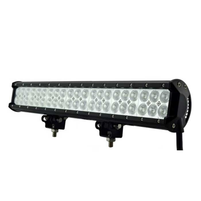 ノイズレス ライトバー Ledワークライト Led作業灯 126w Cree製ledチップ 集魚灯 投光器 バックランプ デッキライト フィッシング サーチライト スポットライト 建築機械用 トラック用 船舶用 フォグランプ 12v 24v 路肩灯 補助灯 タイヤ灯 防水 軽トラ作業灯 農業機械