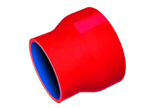 TOYOKING 耐熱 シリコーンチューブ ストレート ショート 異径 内径Φ102-114mm 赤色 長さ76mm ロゴマーク無し シリコンホース 耐熱 耐寒 耐圧 耐久性 TOYOKING 4PLY 汎用品