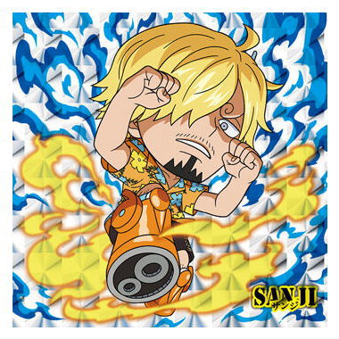 サンジ　シール 楽天市場】にふぉるめーしょん ワンピース 大海賊シールウエハースLOG