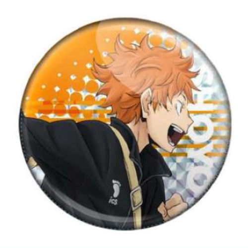 ハイキュー　影山飛雄　横断幕　缶バッチ　グリッター　レア g-55vz0011th-002.jpg