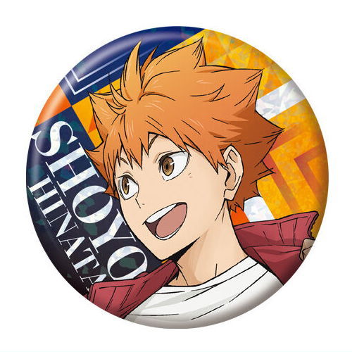 ハイキュー 横断幕 グリッター 缶バッジ 日向翔陽 12点 g-564j0012pq-001_1.jpg