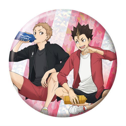 楽天市場】劇場版ハイキュー!! ゴミ捨て場の決戦 缶バッジビスケット