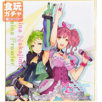 マクロスΔ 美雲　直筆イラスト色紙　まじろ 4588］ 美樹本晴彦 直筆イラストサイン本「超時空要塞マクロス
