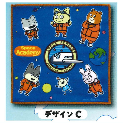 宇宙なんちゃら こてつくん ミニタオル [3.デザインC]【ネコポス配送対応】【C】[sale240115]画像