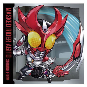 にふぉるめーしょん 仮面ライダーシリーズ シールウエハースvol.2 [24.仮面ライダーアギト(ノーマル)]【ネコポス配送対応】【C】【シール】画像