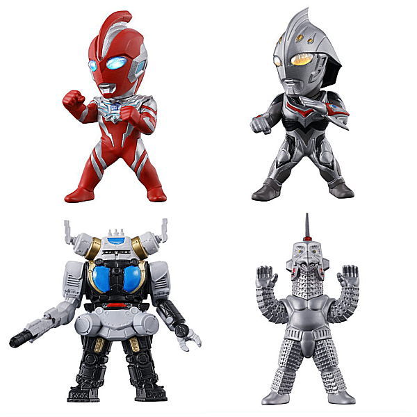 ウルトラスーパーメカ 全4種 + 2種 フルコンプ品 　未開封 Ultra Replica Ultra Fusion Card SPECIAL SET 02