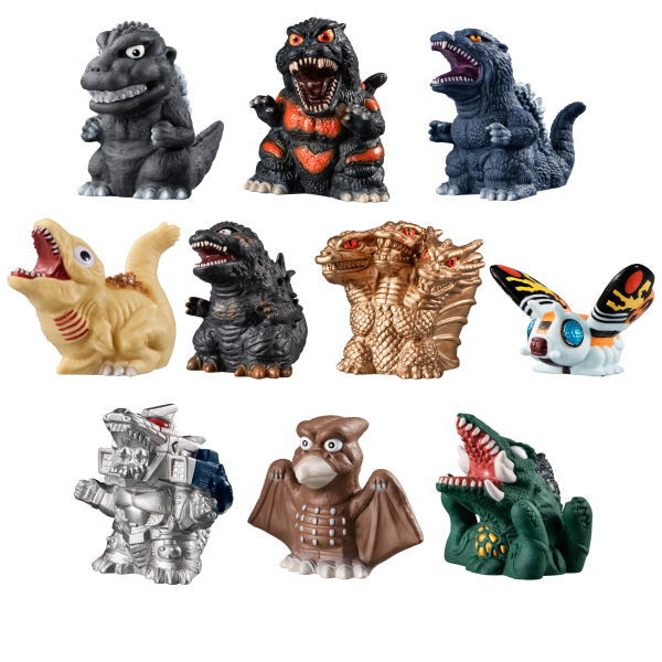楽天市場】GODZILLA SOFVIDOLL 10個入りBOX (食玩)[バンダイ