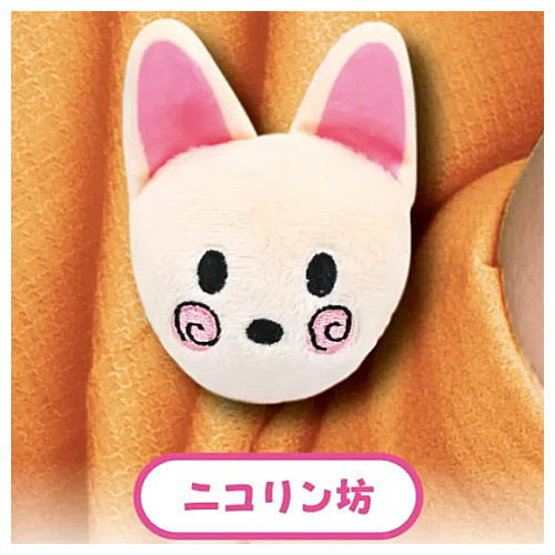 おじゃる丸 ぬいぐるみバッジ [4.ニコリン坊]【ネコポス配送対応】【C】画像