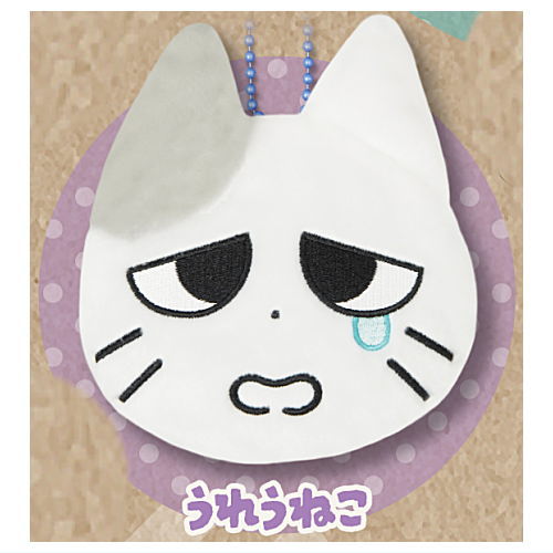 しかるねこ フェイスポーチ [4.うれうねこ]【ネコポス配送対応】【C】画像