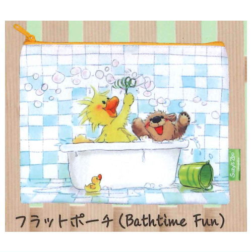 スージー・ズー ポーチコレクション [4.フラットポーチ(Bathtime Fun)]【ネコポス配送対応】【C】画像