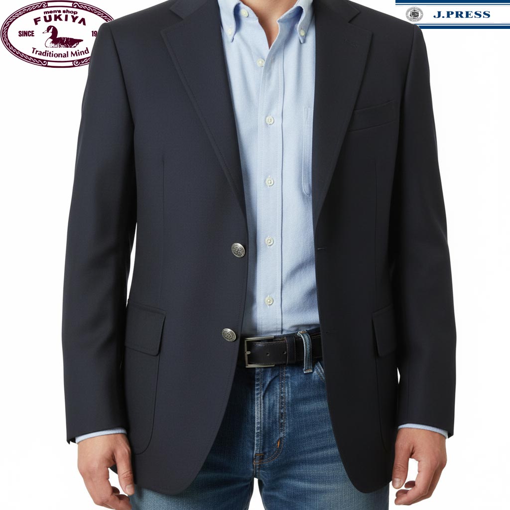 楽天市場】ジェイプレス (J.PRESS) 紺ブレザー 紺ブレ メンズ 秋冬春 3