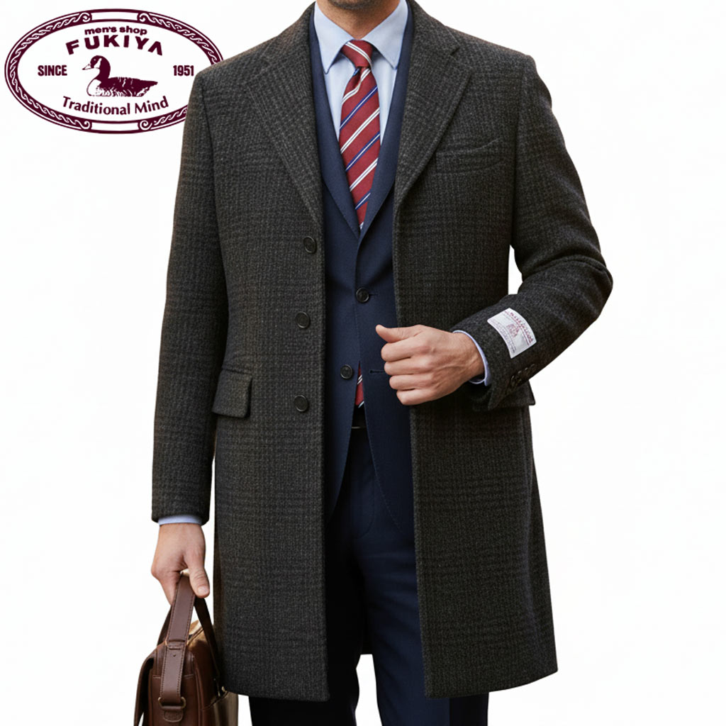 楽天市場】ハリスツイード コート メンズ 秋冬 オックスフォード