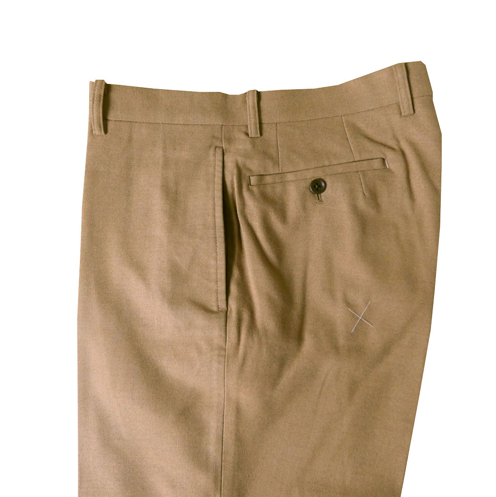 スラックス メンズ 秋冬春 ノータック パンツ ストレッチ ハイバセロン (HAI-VASERON) ブラウン 7333 79cm 82cm 85cm 88cm 91cm 94cm|TRADHOUSEFUKIYA