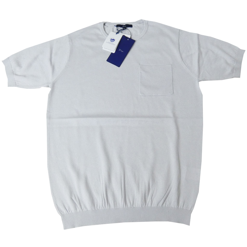 お気にいる メンズ 半袖セーター G Stage 春夏 L M 4003 ライトグレー コットン Gs5003bbyy