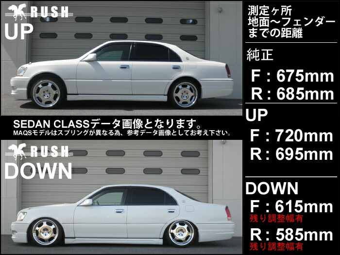 車高短 アルファード モデル Largus 車高調 Tein 後期 Jzs177 Rush フルタップ車高調 前期 減衰力調整付 マジェスタ Uzs175 全長調整式車高調 Rush Damper Sedan Class 車高調通販 Transport 店 17 170 クラウン マジェスタ 用 ラッシュ ダンパー セダン クラス 全長調整