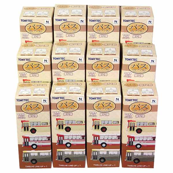 【12SET】 トミーテック 1/150 ザ・バスコレクション 第12弾 全12種セット(シークレットを含まない) Nゲージ ストラクチャー ミニチュア 半完成品 単品