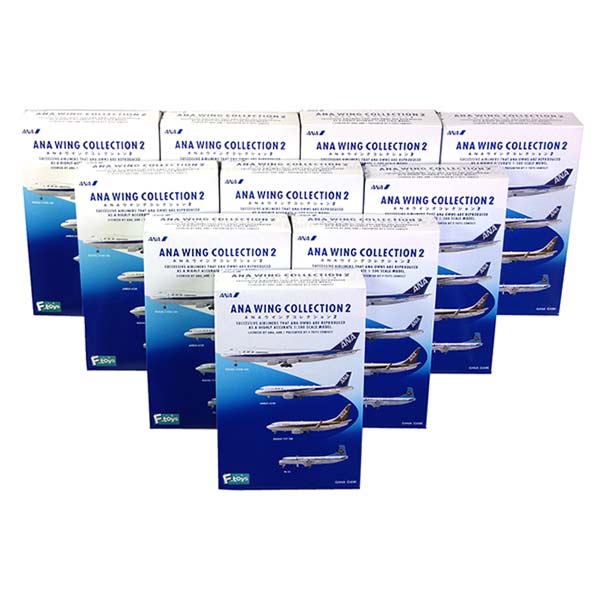 【10SET】 エフトイズ ANAウイングコレクション Vol.2 シークレットを含む全10種セット 旅客機 3丁目の夕日 ミニチュア 半完成品 単品画像