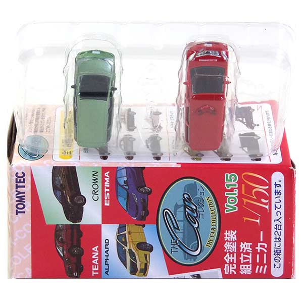 【2S】 トミーテック 1/150 ザ・カーコレクション Vol.15 現代の街並み編2 シークレット トヨタ アルファード 消防車＋トヨタ エスティマ グリーン 2種セット Nゲージ ミニカー 半完成品 単品