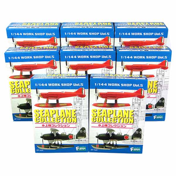 【8SET】 エフトイズ 1/144 水上機コレクション Vol.1 全8種セット(シークレットを含まない) 戦闘機 ミニチュア 半完成品 単品