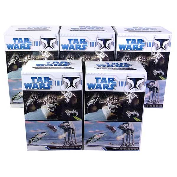 【5SET】 エフトイズ 1/144 スターウォーズ ビークルコレクション Vol.2 全5種セット(シークレットを含まない) STAR WARS SF ミニチュア 映画 BOXフィギュア 半完成品 単品